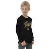 McMinn Tribe Wrestling Club  Black Youth Long Sleeve Tee