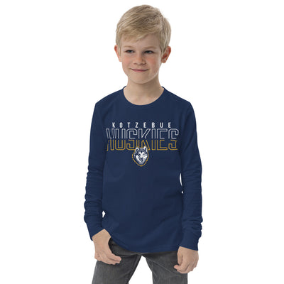 Kotzebue Huskies Youth Super Soft Long Sleeve Tee