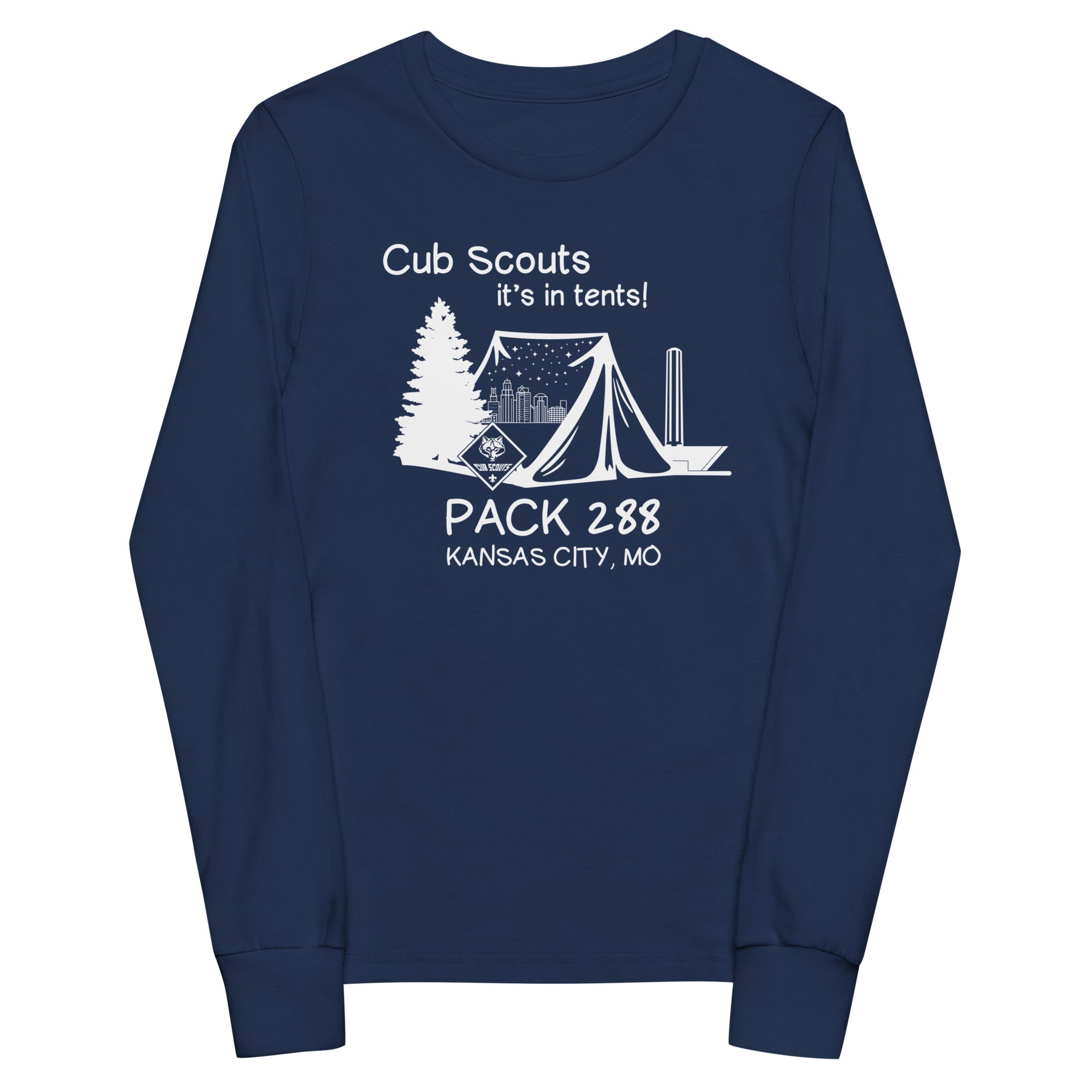 Boy Scout Pack 288 2022 Youth long sleeve tee