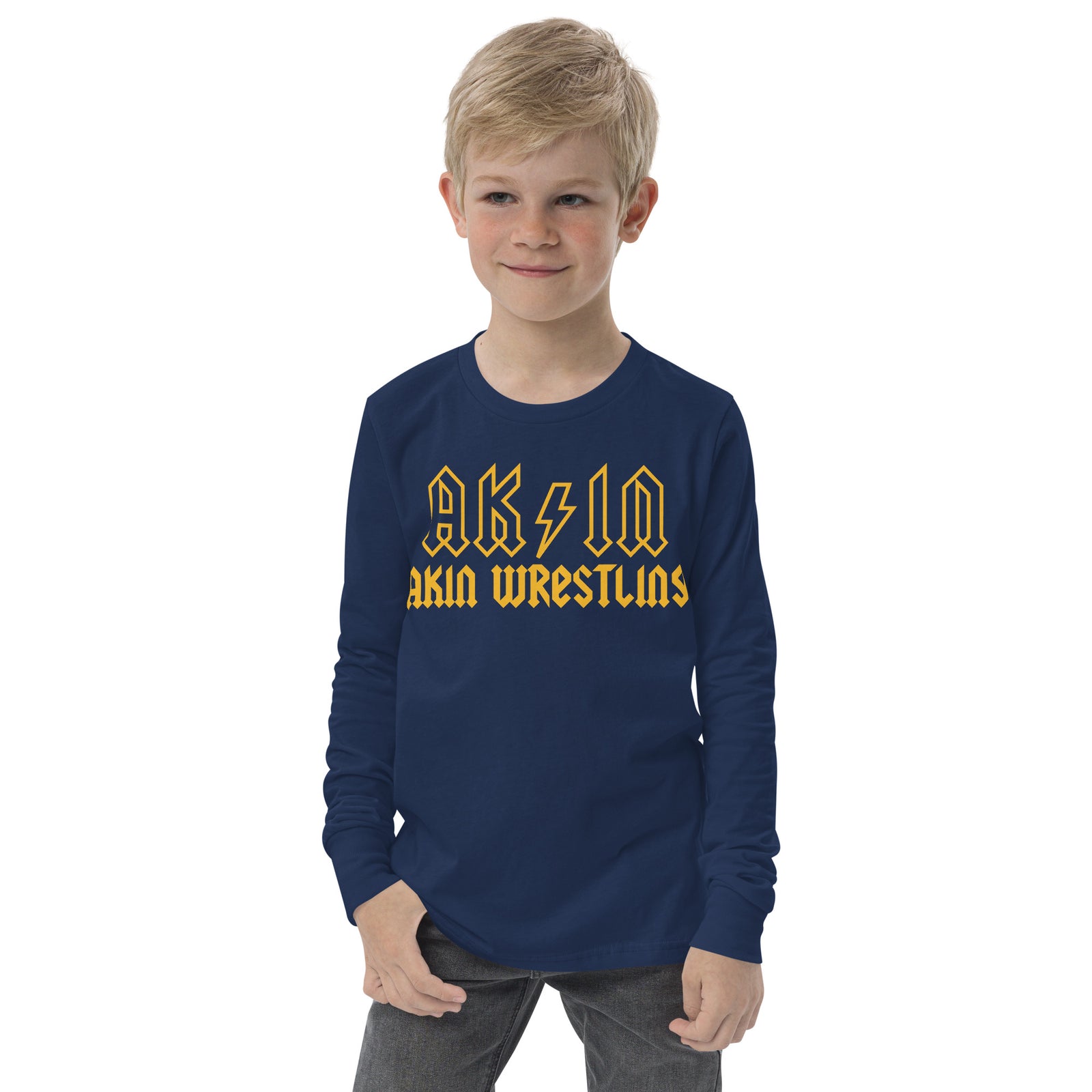 Akin Wrestling Youth long sleeve tee