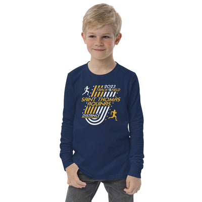 Saint Thomas Aquinas Track & Field Distance Youth Long Sleeve Tee