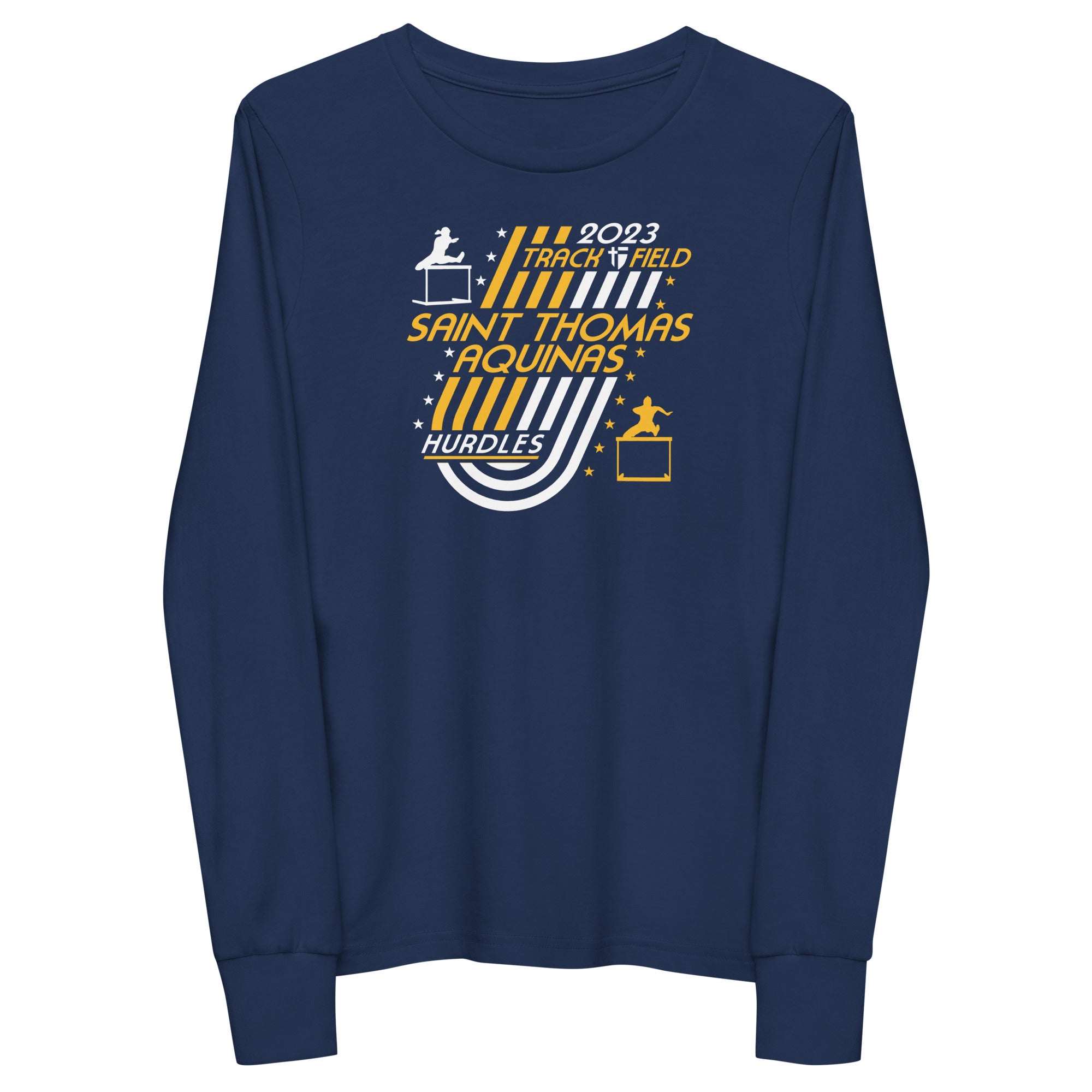 Saint Thomas Aquinas Track & Field Hurdles Youth Long Sleeve Tee