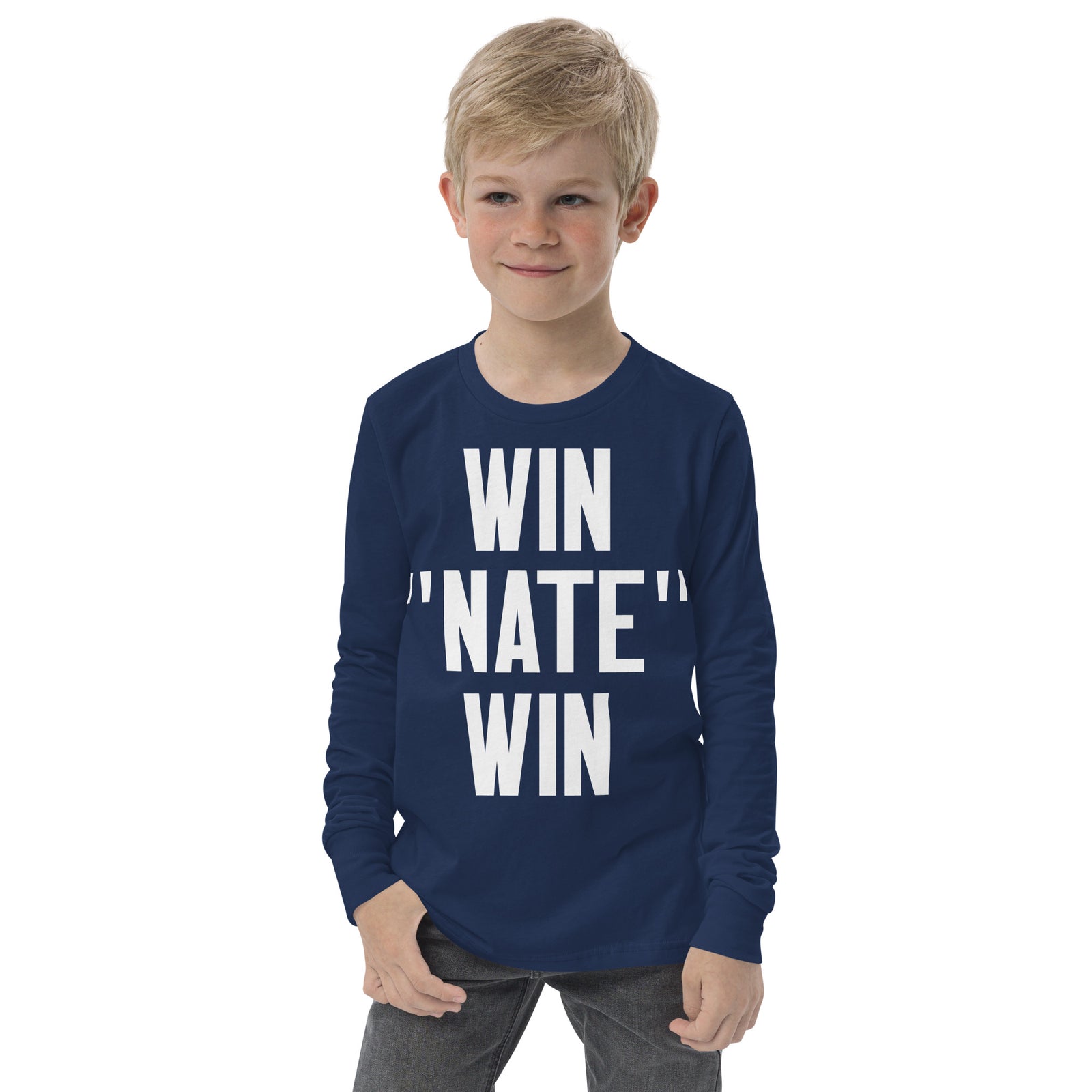 Win "Nate" Win Youth long sleeve tee