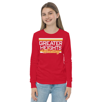 Greater Heights Wrestling Chiefs Youth Long Sleeve Tee