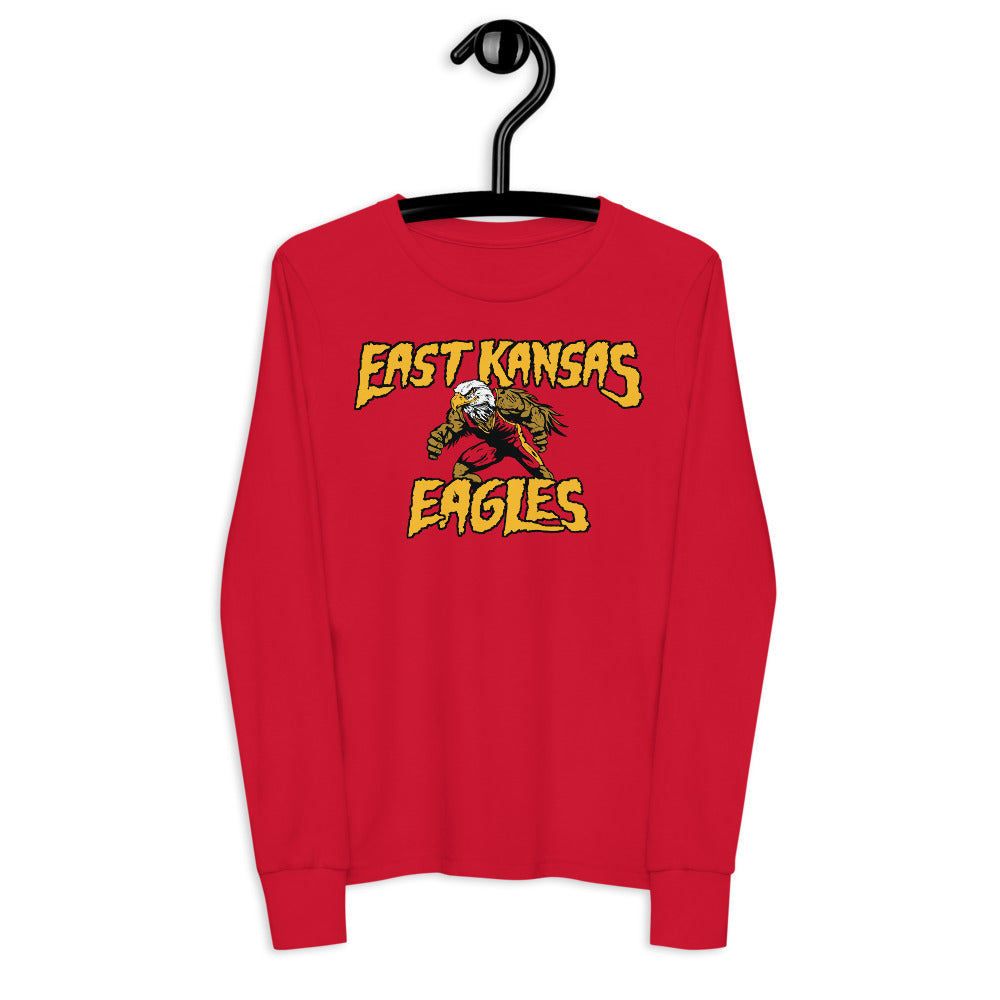 East Kansas Eagles FRONT ONLY Youth long sleeve tee