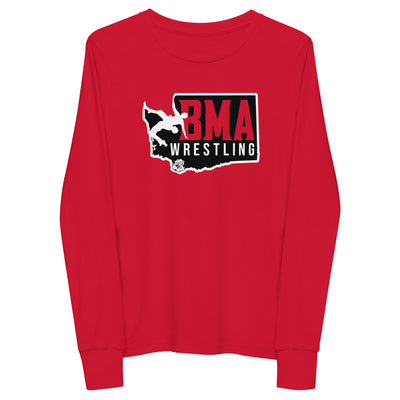 BMA Wrestling Academy Youth Long Sleeve Tee