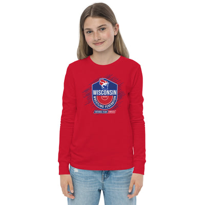 Wisconsin Wrestling Federation Wrestling 2023 WISCO Youth Long Sleeve Tee