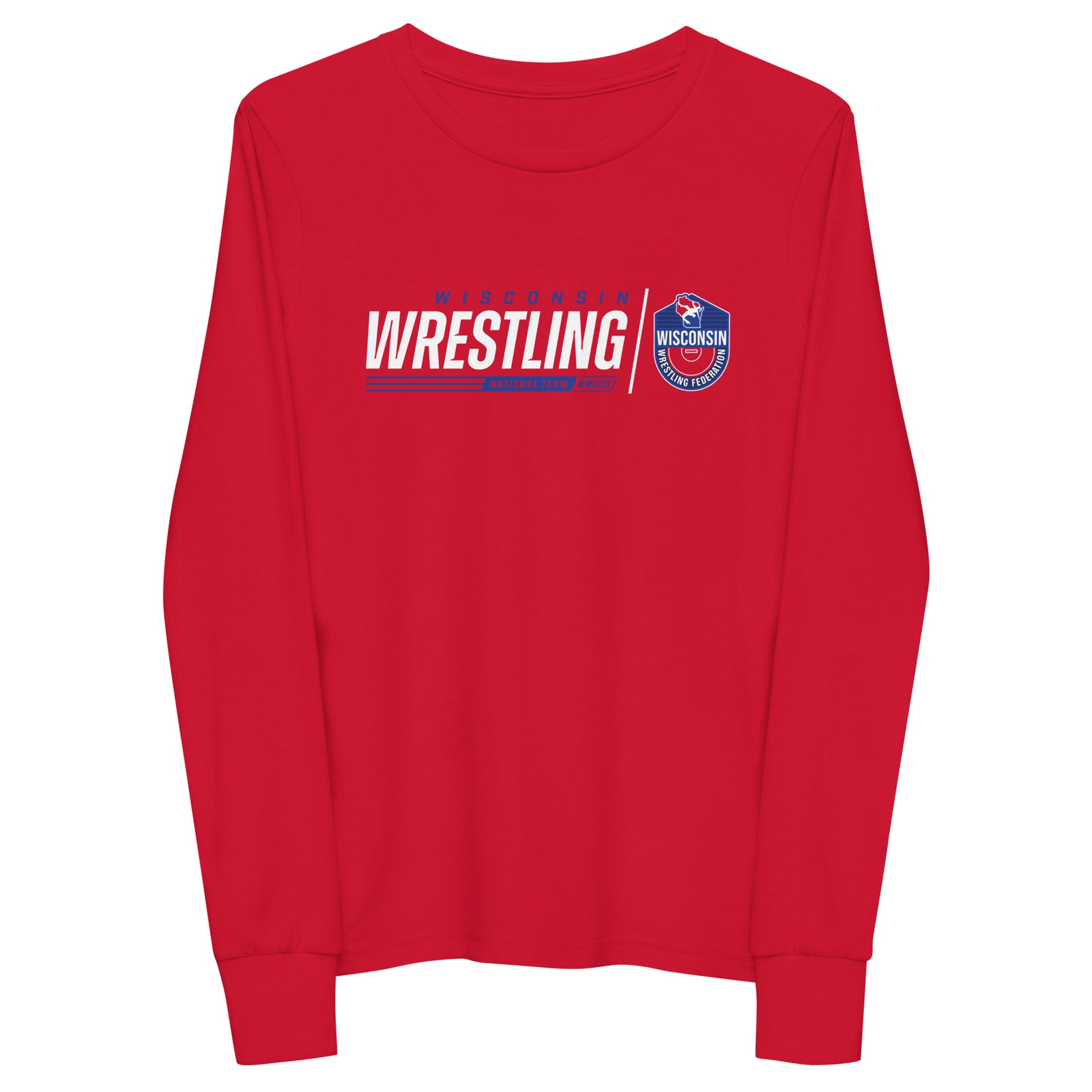Wisconsin Wrestling Federation Wrestling 2023 Strike Youth Long Sleeve Tee