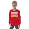 Greater Heights Wrestling Chiefs Youth Long Sleeve Tee