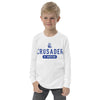 Crusader Jr. Wrestling 2 Youth long sleeve tee