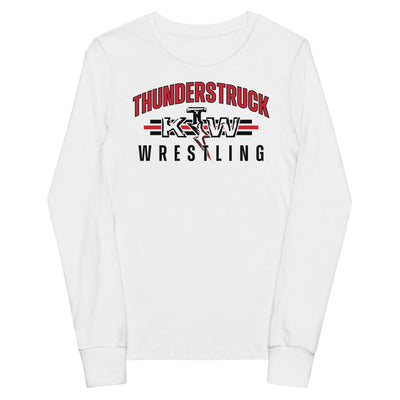 KTW Kansas Thunderstruck Wrestling Youth Long Sleeve Tee
