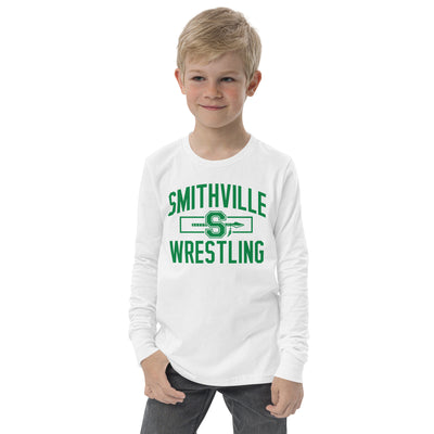 Smithville Wrestling Arch Youth Long Sleeve Tee