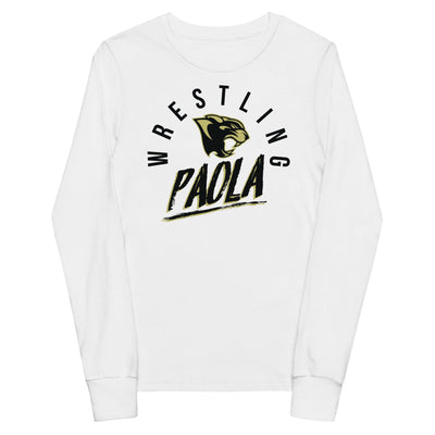 Paola Wrestling Youth Long Sleeve Tee