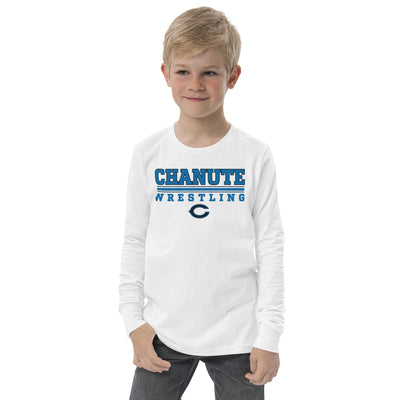 Chanute HS Wrestling Youth Long Sleeve Tee