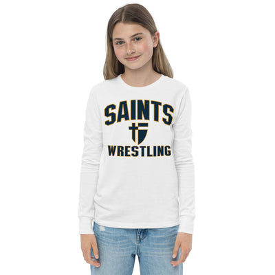 STA Saints Wrestling Youth long sleeve tee