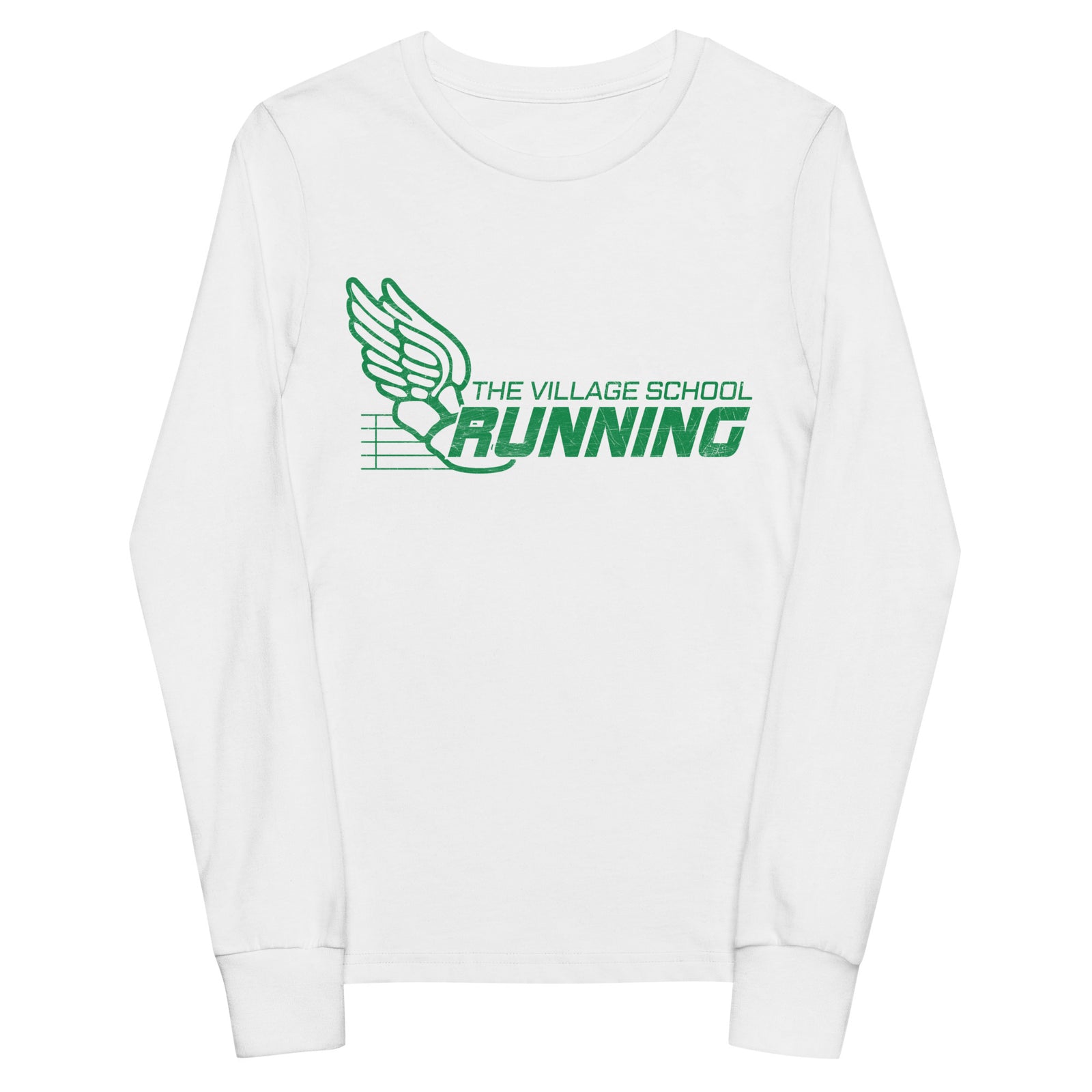 The Village School Running Youth Long Sleeve Tee