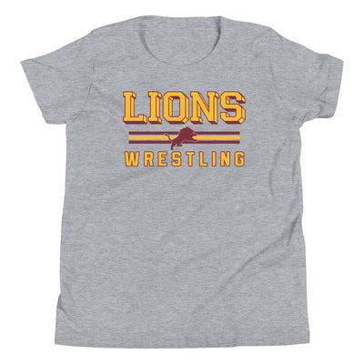 Lions Wrestling Club Youth Short Sleeve T-Shirt