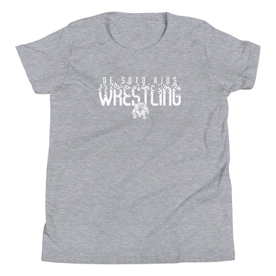 De Soto Kids Wrestling Grey Youth Staple Tee