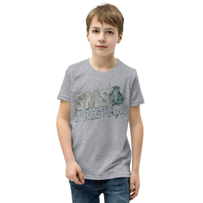 Youth SMS Wrestling Youth Short Sleeve T-Shirt