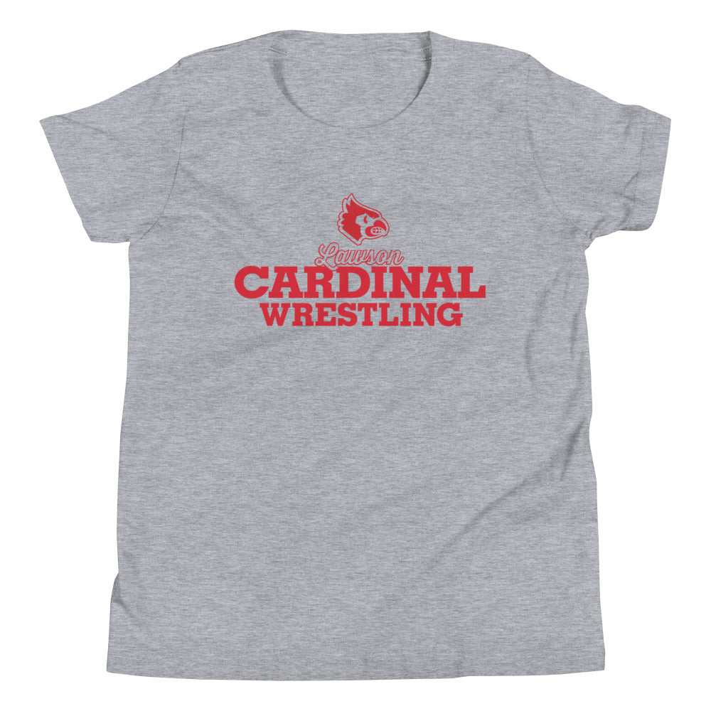 Lawson Wrestling Grey Youth Staple Tee