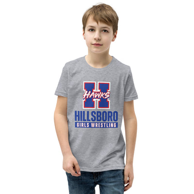 Hillsboro High School  Girls Wrestling Youth Staple Tee