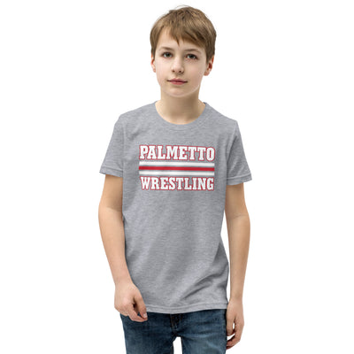 Palmetto Wrestling  Stripes Youth Staple Tee