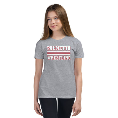 Palmetto Wrestling  Stripes Youth Staple Tee