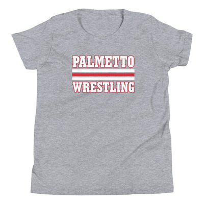 Palmetto Wrestling  Stripes Youth Staple Tee