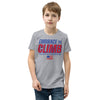 Greater Heights Wrestling Embrace the Climb 3 Youth Staple Tee