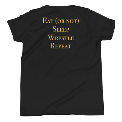 Bluestem Wrestling (Front + Back) Youth Staple Tee