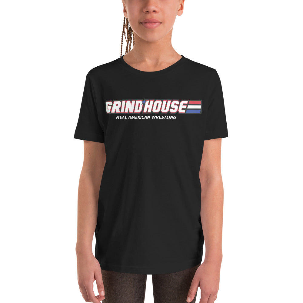 Team Grind House Real American Wrestling Youth Short Sleeve T-Shirt