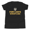 Fort Hays State University Wrestling Youth Short Sleeve T-Shirt