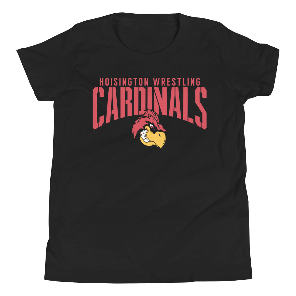 Youth Hoisington Cardinals Wrestling Youth Short Sleeve T-Shirt