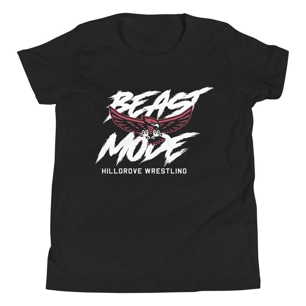 Hillgrove Hawks Beast Mode Youth Short Sleeve T-Shirt