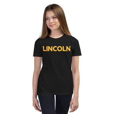 Lincoln Prep Booster Club Black Youth Staple Tee