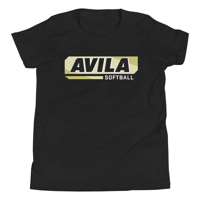 Avila Softball Stripe Youth Staple Tee