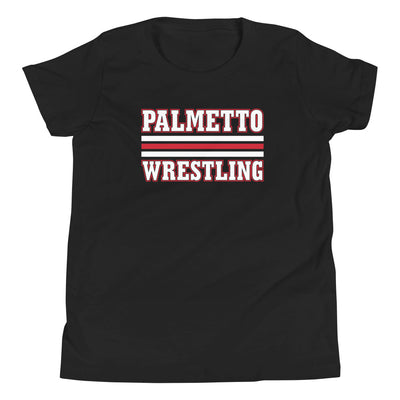 Palmetto Wrestling  Stripes Youth Staple Tee