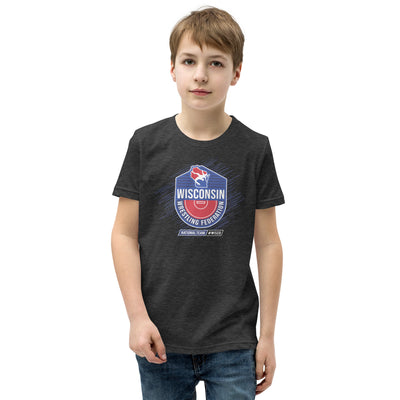 Wisconsin Wrestling Federation Wrestling 2023 WISCO Youth Staple Tee