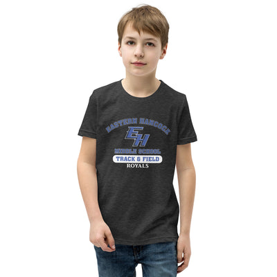 Eastern Hancock MS Track Royals Youth Staple Tee