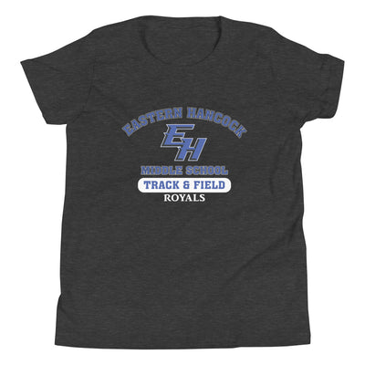 Eastern Hancock MS Track Royals Youth Staple Tee