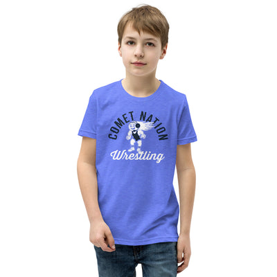 Chanute HS Wrestling Comet Nation Youth Staple Tee