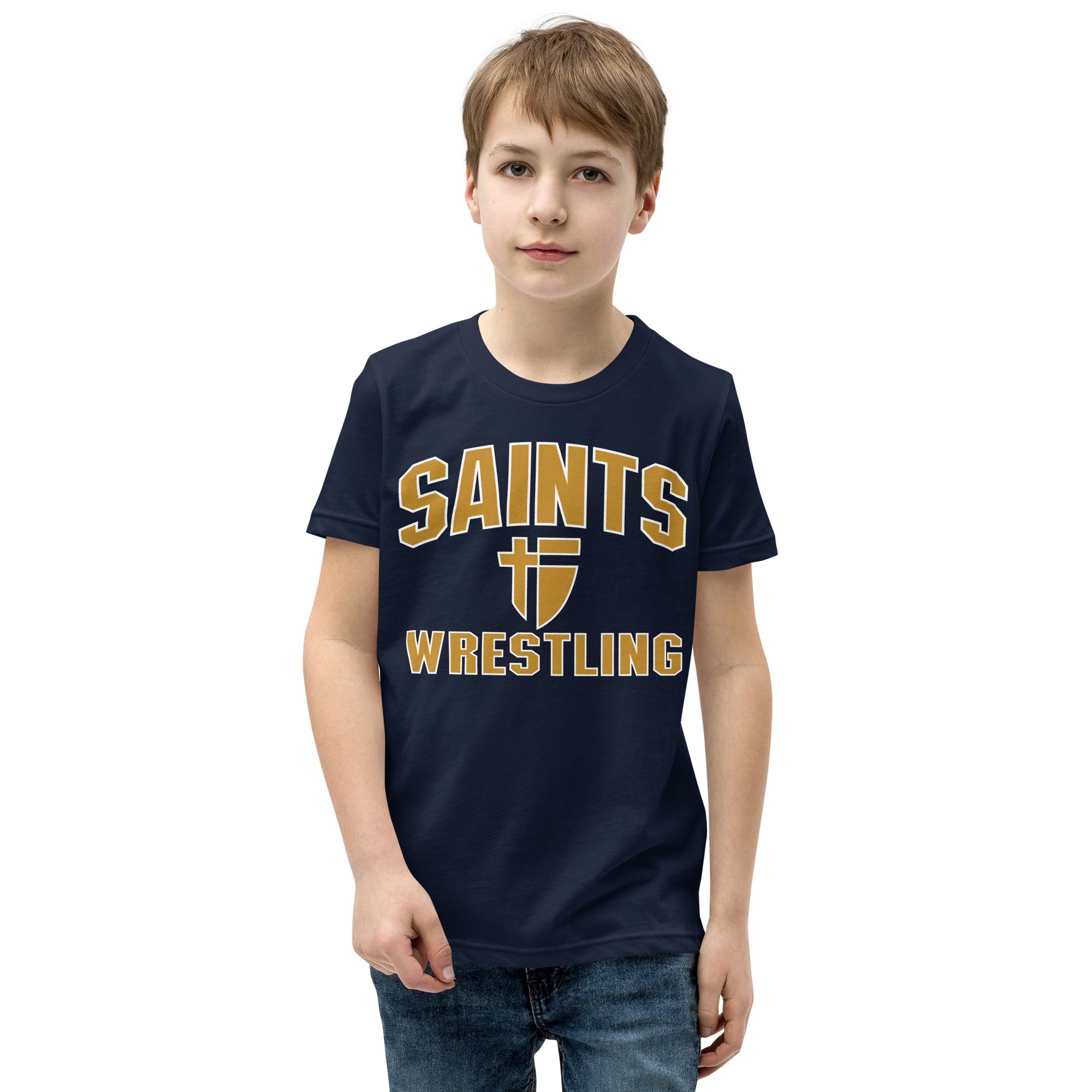 STA Saints Wrestling Youth Short Sleeve T-Shirt