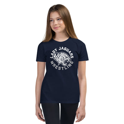 Mill Valley Lady Jaguars Navy Youth Staple Tee