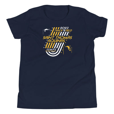 Saint Thomas Aquinas Track & Field Jumps Youth Staple Tee