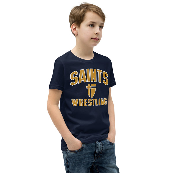 YOUTHBATH★男女兼用★Wrestler Graphic T-Shirt 半袖Tシャツ STA Saints Wrestling Youth Short Sleeve T-Shirt - Blue Chip