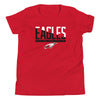 Maize HS Wrestling Eagles Red Youth Staple Tee