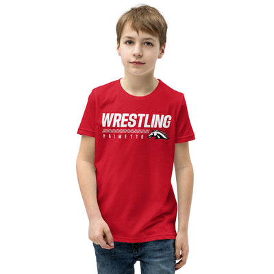 Palmetto Wrestling  Red Design Youth Staple Tee