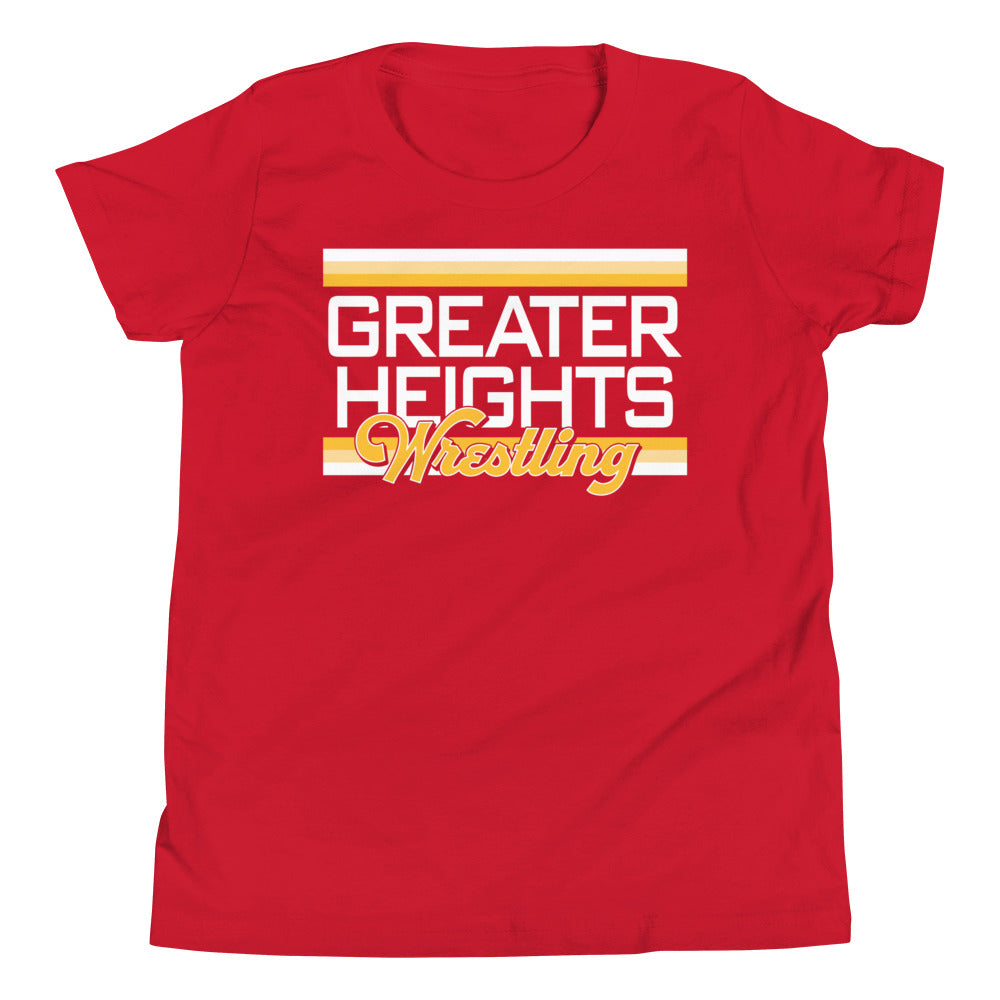 Greater Heights Wrestling Chiefs Youth Staple Tee