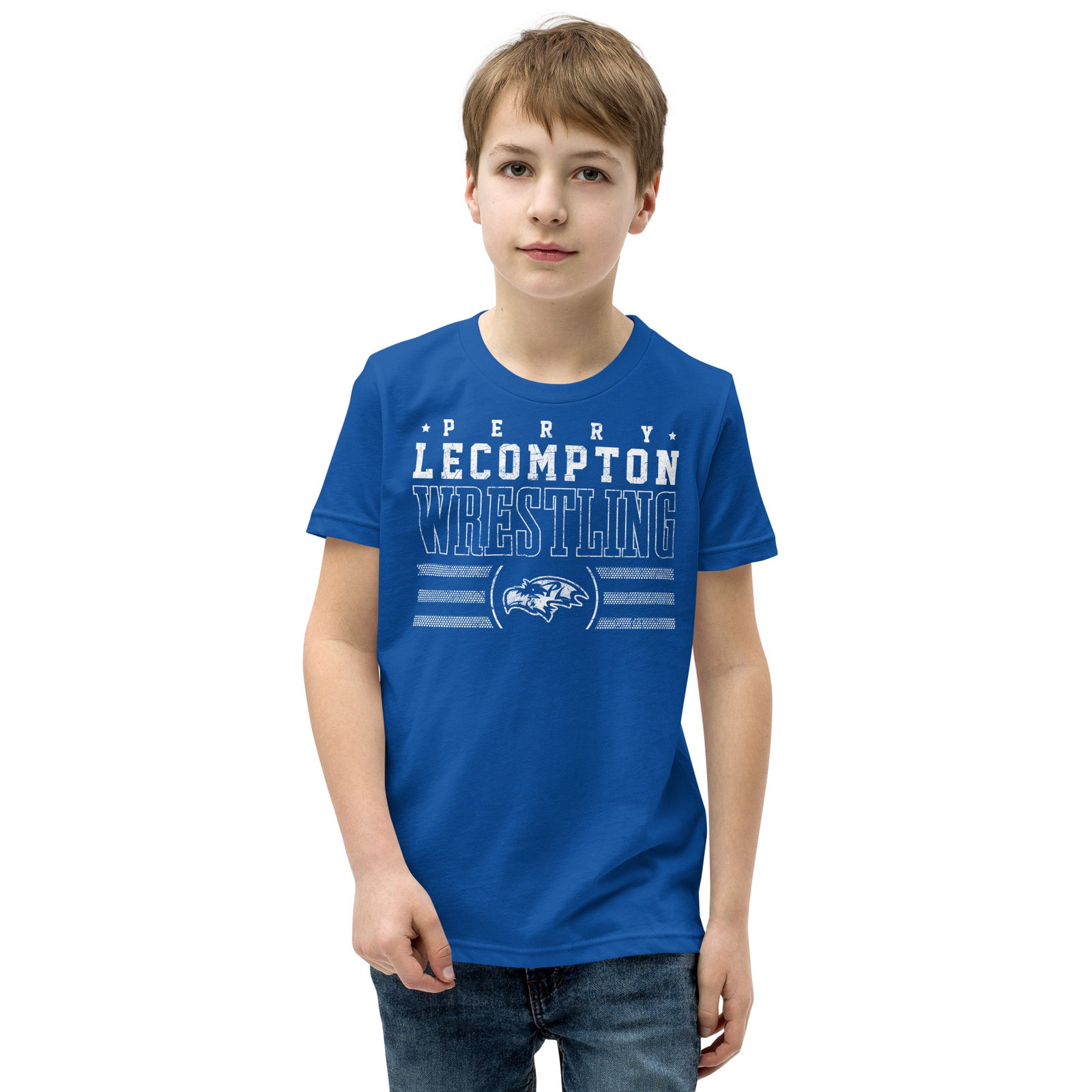 Perry Lecompton 1-Color Youth Staple Tee