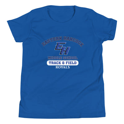 Eastern Hancock MS Track Royals Youth Staple Tee